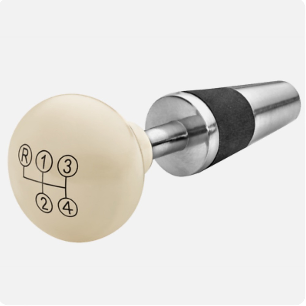Mercedes-Benz Wine Stopper Bottle Cap Gear Shift Knob Cream 300SL